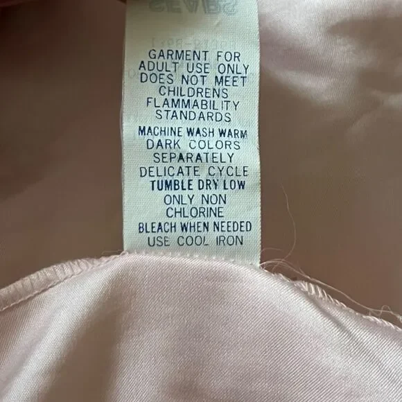 Sears Vintage 70s Pale Pink High Cut Polyester Tap Pants Lingerie Shorts Size M - Picture 9 of 9